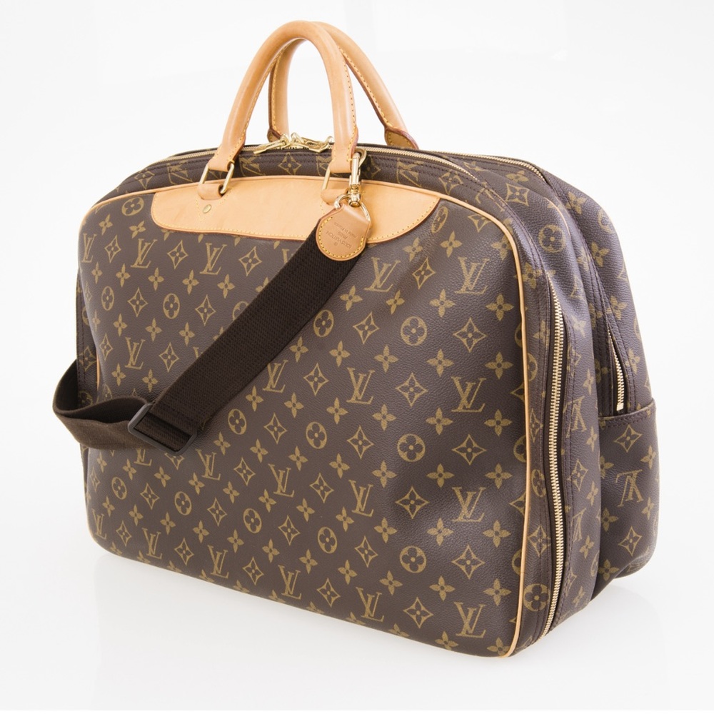 Louis Vuitton Monogram Alize 24 Heures Travel Bag w Detachable Non Brand Strap